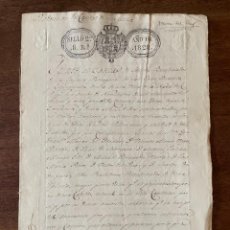 Manuscritos antiguos: AÑO 1828. NAVA DEL REY. VALLADOLID. IGLESIA SAN JUAN BAUTISTA, TOQUE DE CAMPANAS, MISA.
