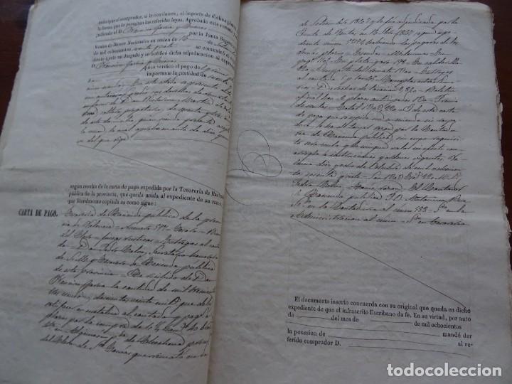 Manuscritos antiguos: Algames&iacute;, Valencia, venta judicial de huerta, 1867, 28 pags - Foto 4