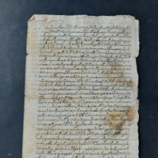 Manuscritos antiguos: DOCUMENTO MANUSCRITO VALLIUM ANDORRA CATEDRALIS URGELLENC GOBERNADOR GENERAL. Lote 330962973