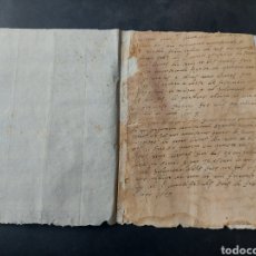 Manuscritos antiguos: DOCUMENTO MANUSCRITO RECIBO DE PAGOS DEL S XVI AL XVII A VIUDA