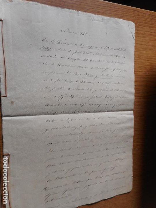 Alte Manuskripte: ANTIGUO MANUSCRITO TESTAMENTO ROSA BELLA BALLESTER TARRAGONA 1869