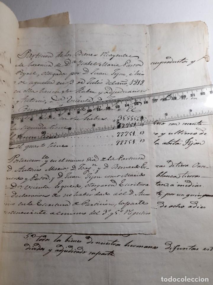 Ancient Manuscripts: Conjunto de documentos de la familia Esquerdo de Valencia 1818 Orihuela