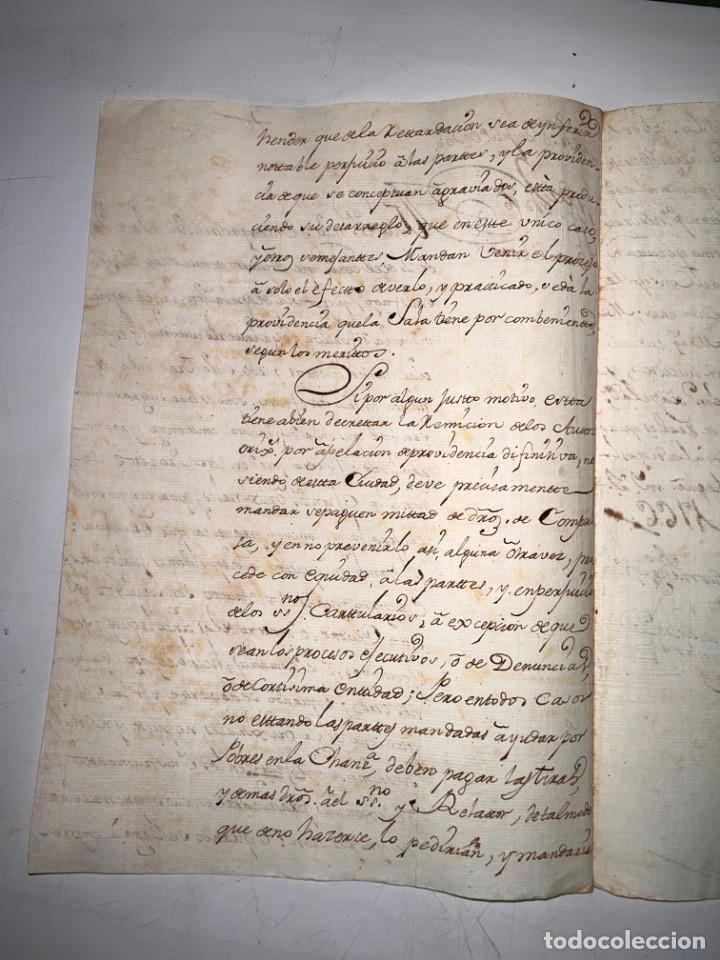 Manuscritos antiguos: GRANADA, 1766. MANUEL DE LUQUE GUZMAN. APELACION. VER/LEER - Foto 2