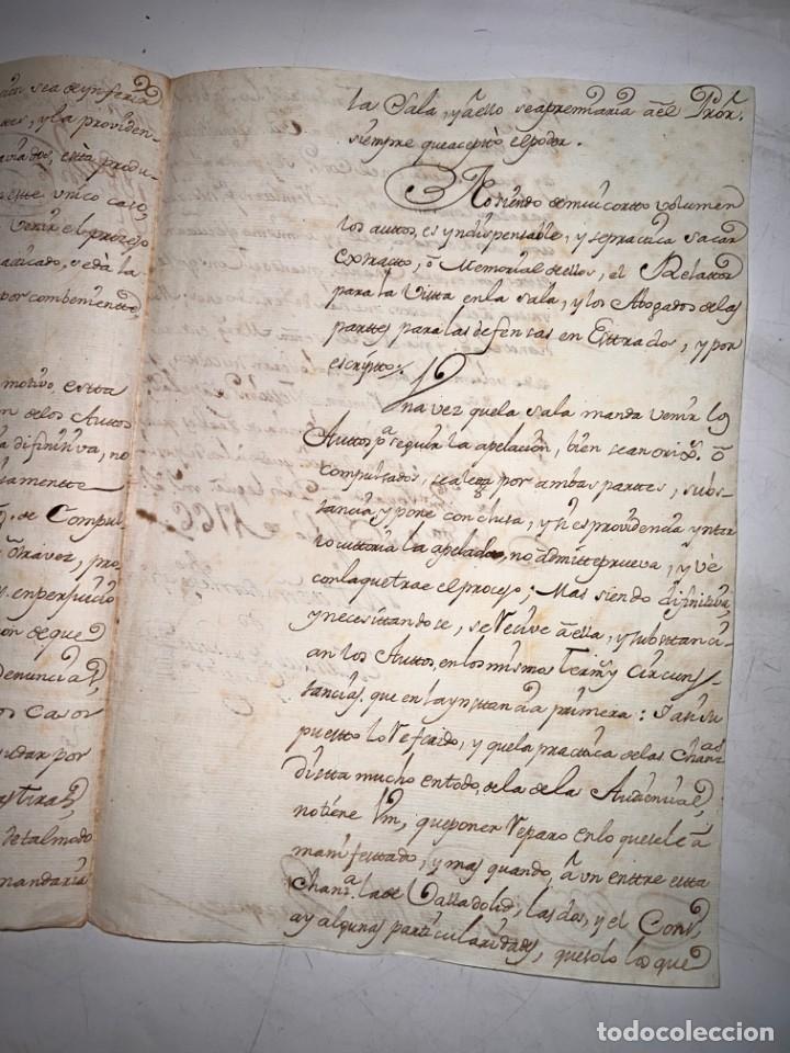 Manuscritos antiguos: GRANADA, 1766. MANUEL DE LUQUE GUZMAN. APELACION. VER/LEER - Foto 3