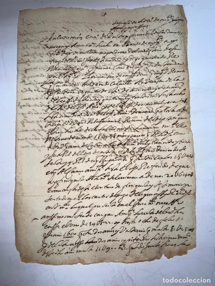 Manuscritos antiguos: SEVILLA. MONASTERIO DE SANTIAGO. PAGO DE TRIBUTOS. VER/LEER - Foto 1