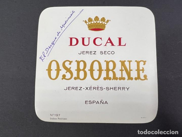 Manuscritos antiguos: ETIQUETA CON FIRMA DEL DUQUE DE MEDINACELI. - Foto 1