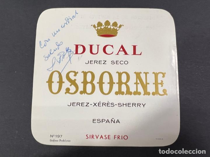 Manuscrits anciens: ETIQUETA FIRMADA Y DEDICADA POR EL DIRECTOR DE LA REVISTA MISS ADOLFO PREGO DE OLIVER