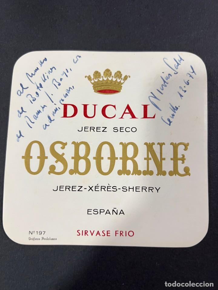 Alte Manuskripte: ETIQUETA FIRMADA Y DEDICADA POR ELE SCRITOR NICOLAS SALAS. JEFE DEL ABC. 1974