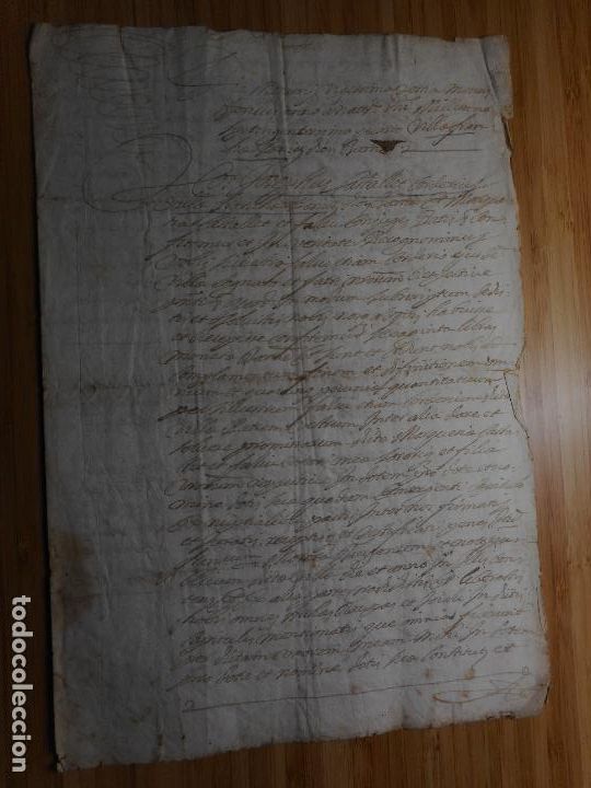 Manuscrits anciens: ANTIGUO MANUSCRITO JOAN RIU CABALLET VILLAFRANCA PENEDES BARCELONA 1704?
