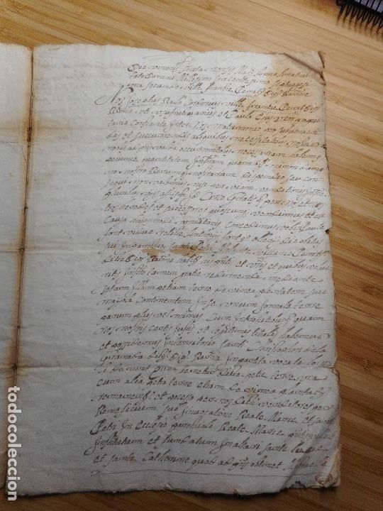 Manuscrits anciens: ANTIGUO MANUSCRITO CATALAN VILLAFRANCA DEL PENEDES SIGLO XVII