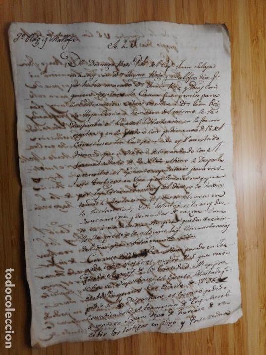 Manuscrits anciens: ANTIGUO MANUSCRITO JAIME ROIG MALLAFRE.BARCELONA 1808