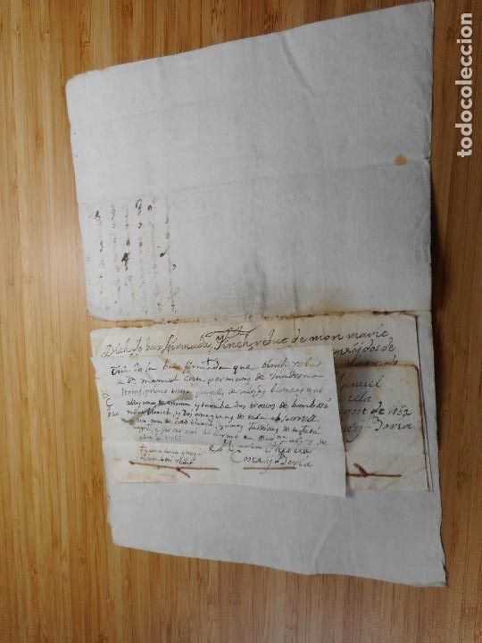 Manuscrits anciens: ANTIGUOS MANUSCRITOS CATALAN MARIA THERESA COSTA BORIA BARCELONA 1761-62