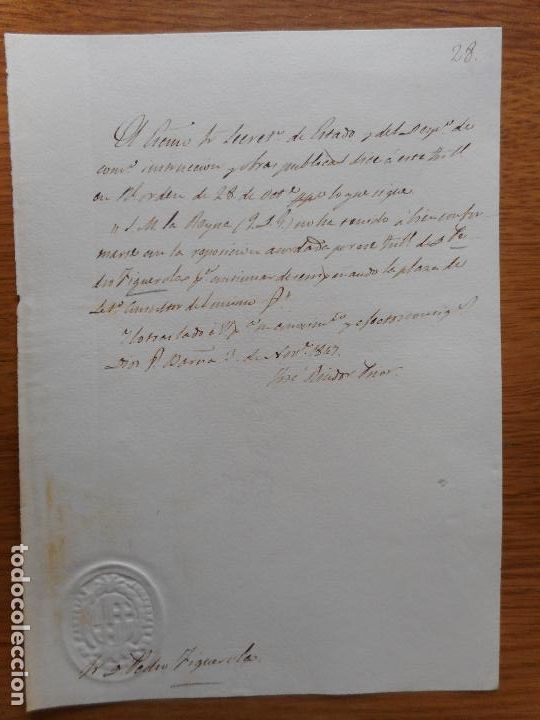 Manuscrits anciens: ANTIGUA CARTA TRIBUNAL COMERCIO BARCELONA 1847.PEDRO FIGUEROLAS