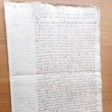 Manuscritos antiguos: ANTIGUO MANUSCRITO CATALAN FRANCISCO REGASSOL.PARROQUIA CALDES MONTBUI SIGLO XVII. Lote 341040873