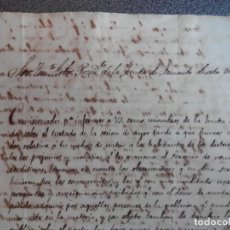Manuscritos antiguos: GUERRA CUBA PERSEGUIR RATEROS, PROBLEMAS RONDAS Y CORDILLERAS MANUSCRITO AÑO 1854. Lote 341350878