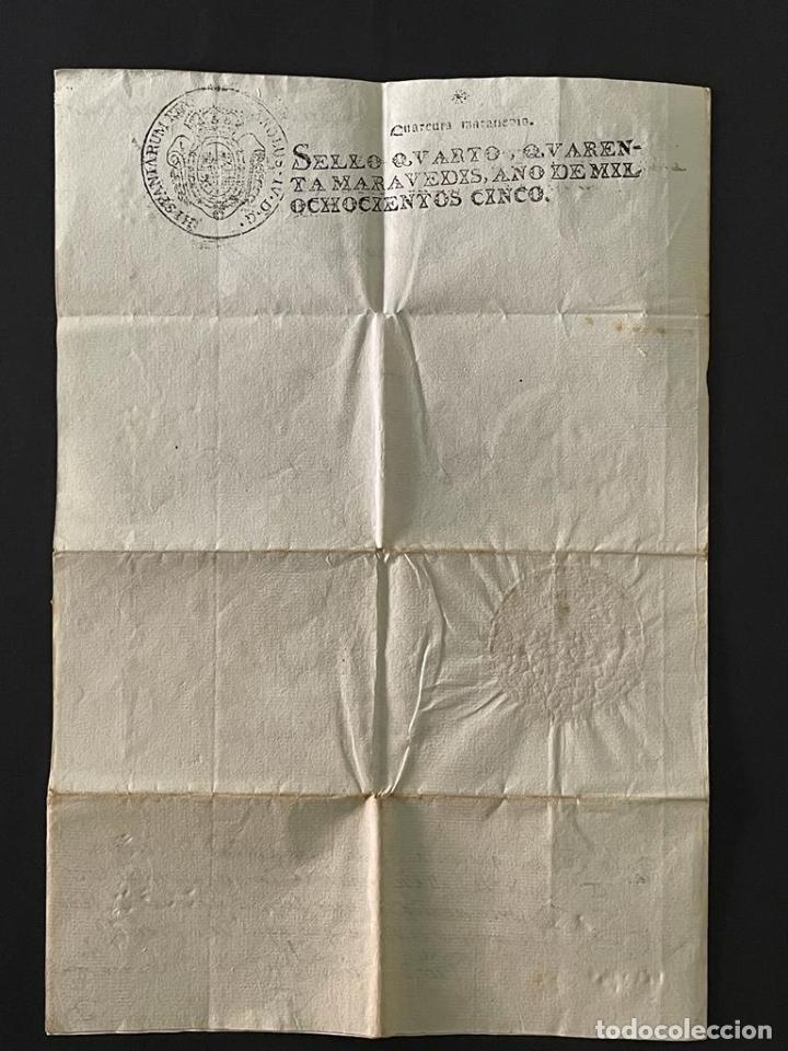Manuscritos antiguos: DOCUMENTO - MANUSCRITO - RELIGIOSO 1805 - Foto 2