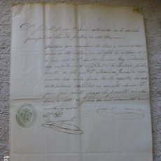 Manuscritos antiguos: MALAGA 1853 CERTIFICADO DEUDOR CONTRIBUCIONES ATRASADAS. Lote 342268233