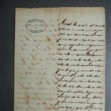 Manuscritos antiguos: TORMENTA TROPICAL EN CUBA MANUSCRITO AÑO 1876 INFORME AL GOBERNADOR MATANZAS. Lote 343232868