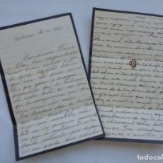 Manuscritos antiguos: CARTA MANUSCRITA DE LUTO DE SEÑORA DE CAIBARIEN ( CUBA ) A SU MADRE EN SEVILLA, 24 - 12 - 1935. Lote 344434408