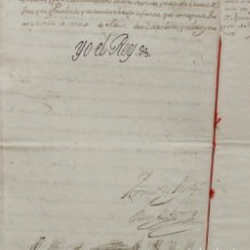 Manuscritos antiguos: 1731-TORO ZAMORA-TITULO SUPEINTENDENTE SERVICIO MILLONES-HACIENDA-FIRMA REY FELIPE V-MINISTROS-AZNAR