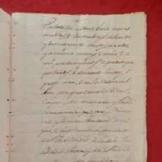 Manuscritos antiguos: VALENCIA MANUSCRITO AÑO 1688 EN VALENCIANO CLÁUSULA HEREDITARIA BONITA FIRMA 9 PÁGS. Lote 348352863