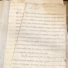 Manuscritos antiguos: INFORME ANONIMO PROPONIENDO LAS BASES SOBRE UNA FUTURA LEY AGRARIA. SEVILLA 1768. Lote 348362773