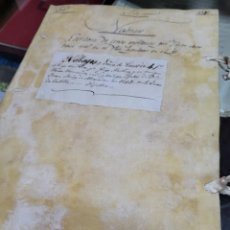 Manuscritos antigos: ANTIGUO DOCUMENTO MANUSCRITO PRIVADO TIERRAS VILLA DE NAVAGOS MERINDADES BURGOS CASTILLA LEON S XVI. Lote 348769548