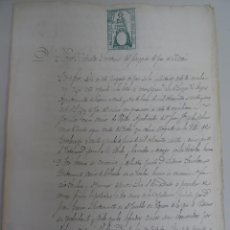 Manuscritos antiguos: CANTABRIA, ELGUERA, CONCILIACIÓN SOBRE PATRONATO CAPELLANÍA, 1866. Lote 356305395