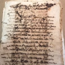 Manuscritos antiguos: MANUSCRIT. HORTA DE VALÈNCIA, ALQUERIA. MONESTIR DE SANT VICENÇ. ARCISSA DE PRÒXIDA I DE SALAT. 1585. Lote 360236265