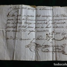 Manuscritos antiguos: CARRION DE LOS CONDES PALENCIA 1810 RECIBO DIEZMOS MENUDOS ARCONADA. Lote 360621875