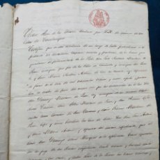 Manuscritos antiguos: CASALARREINA RIOJA 1854 INVENTARIO DE BIENES DEL MARQUÉS DEL PUERTO. Lote 363742495