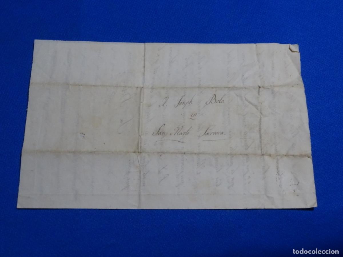 Manuscrits anciens: CARTA. SAN MARTIN DE SARROCA 1854. JOS&Eacute; BOLA