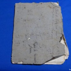 Manuscritos antiguos: LIBRETA DE DÉBITOS EN SAN MARTIN DE SARROCA 1837-39 TIENDA DE JOSÉ BOLA. Lote 364119571