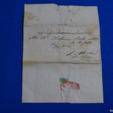 Manuscritos antiguos: CARTA MANUSCRITA 1863. SAN MARTIN DE SARROCA. DOLORES BOLA VIUDA DE RAFOLS.. Lote 364122866