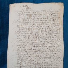 Manuscritos antiguos: OYON ÁLAVA 1529 ESCRITURA DE VENTA DE TIERRAS. Lote 365851341