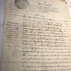 Manuscritos antiguos: MANUSCRIT. ALFORJA. SOBRE DESCUBRIMIENTO DE AGUA. ACUEDUCTO. FABREGAT. RIBES. 1766. Lote 366117211