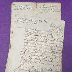 Manuscritos antiguos: RIUDECAÑAS RIUDECANYES SIGLO XVII AÑO 1677 LOTE DOCUMENTOS ACTO SACRAMENTO SEPULTURA Y TESTAMENTO
