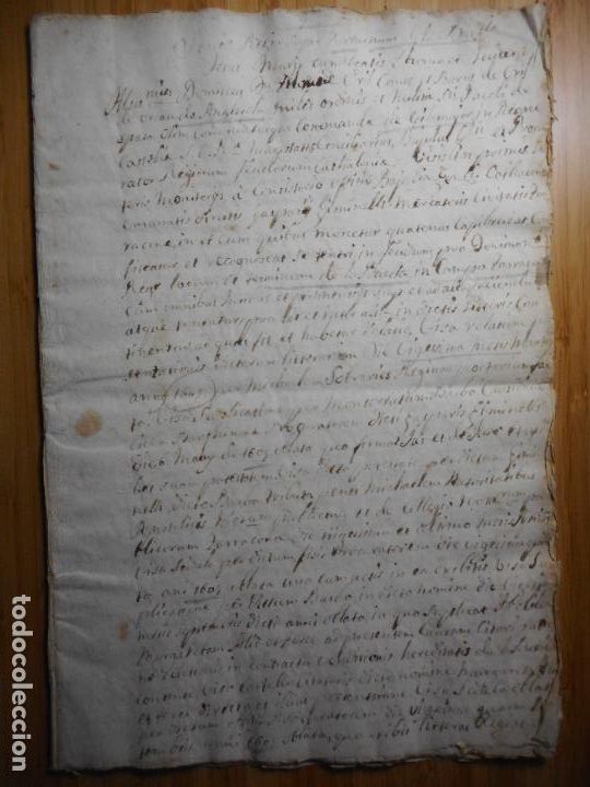 Ancient Manuscripts: MANUSCRITO CATALAN. TERMINO LA BUELLA BOELLA MONASTERIO ESCALADEI TARRAGONA 1616? GIMINELLS