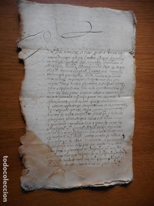 Manuscrits anciens: ANTIGUO MANUSCRITO CATALAN. JACOBUS MIQUEL. RAPHAEL CATORRA. BERNAY SORALLES. GERONA 1561