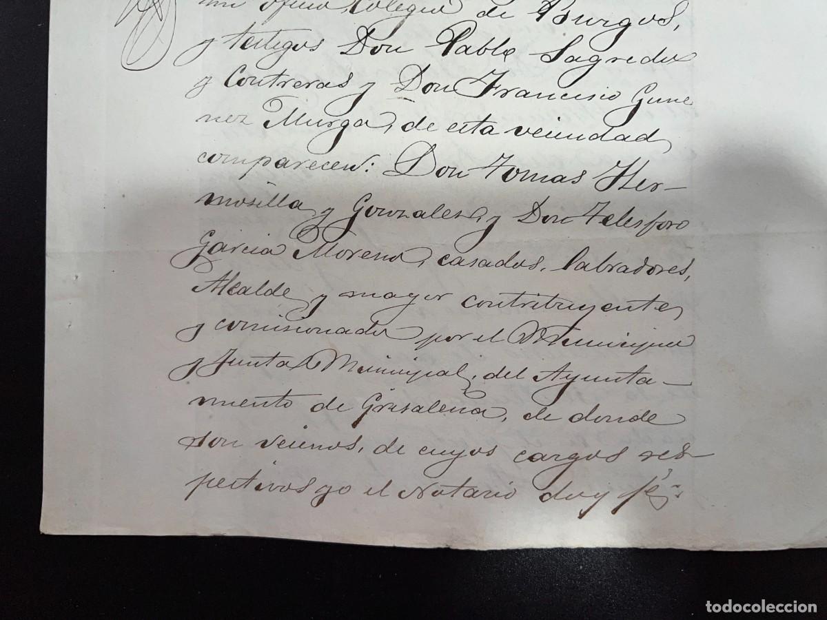Manuscritos antiguos: BRIVIESCA - BURGOS, 1879. PODER PARA PLEITOS.VER FOTOS - Foto 5