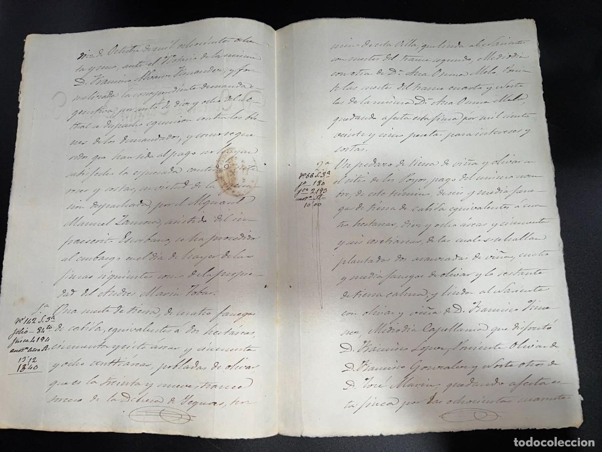 Manuscritos antiguos: MOR&Oacute;N DE LA FRONTERA-SEVILLA, 1883. PLEITO. VER - Foto 5