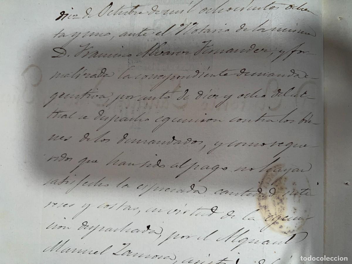 Manuscritos antiguos: MOR&Oacute;N DE LA FRONTERA-SEVILLA, 1883. PLEITO. VER - Foto 6