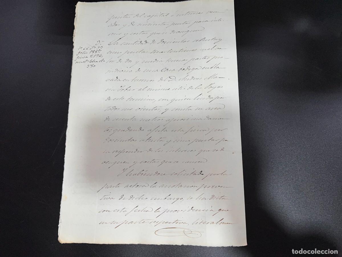 Manuscritos antiguos: MOR&Oacute;N DE LA FRONTERA-SEVILLA, 1883. PLEITO. VER - Foto 12