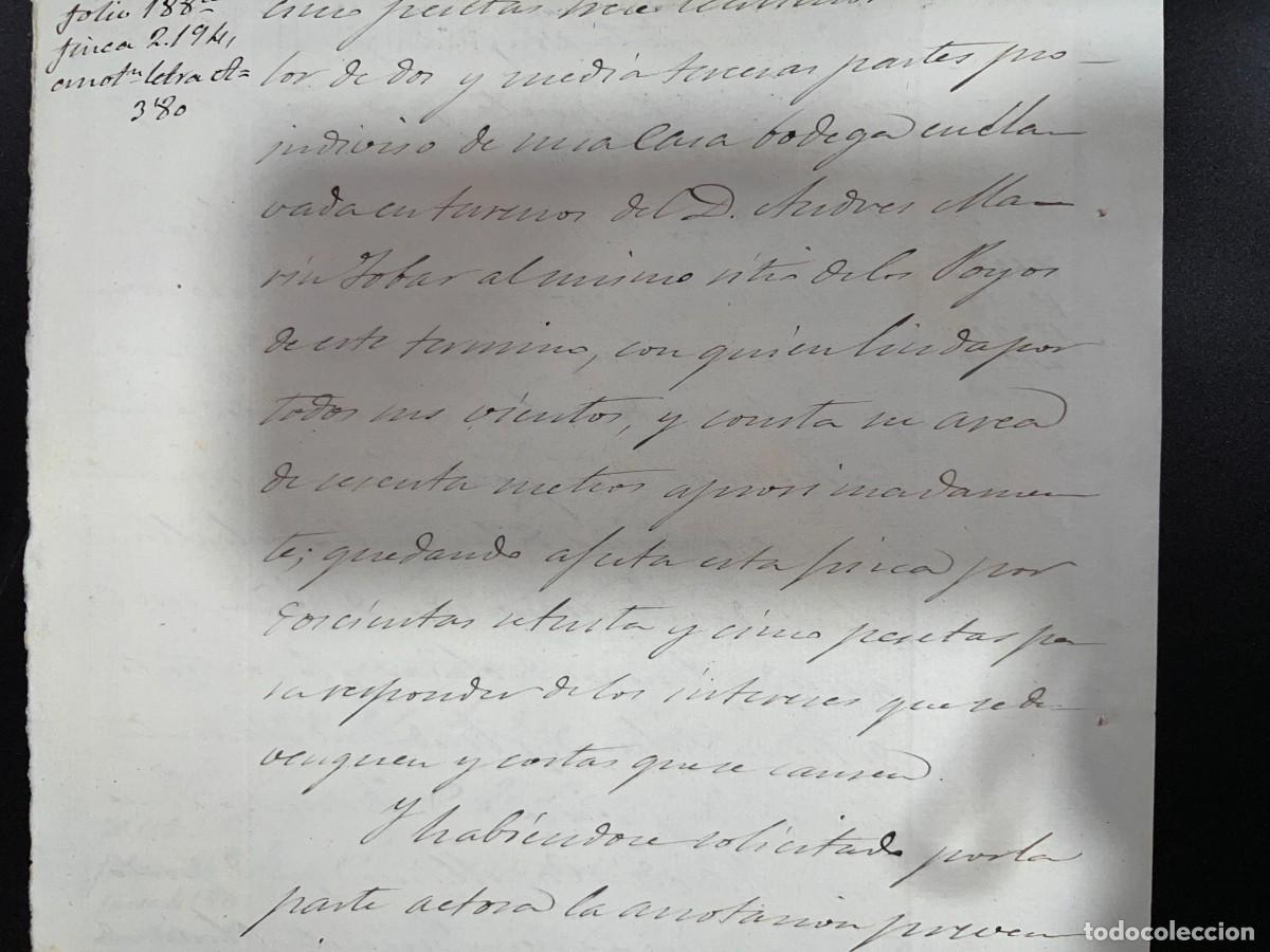 Manuscritos antiguos: MOR&Oacute;N DE LA FRONTERA-SEVILLA, 1883. PLEITO. VER - Foto 14