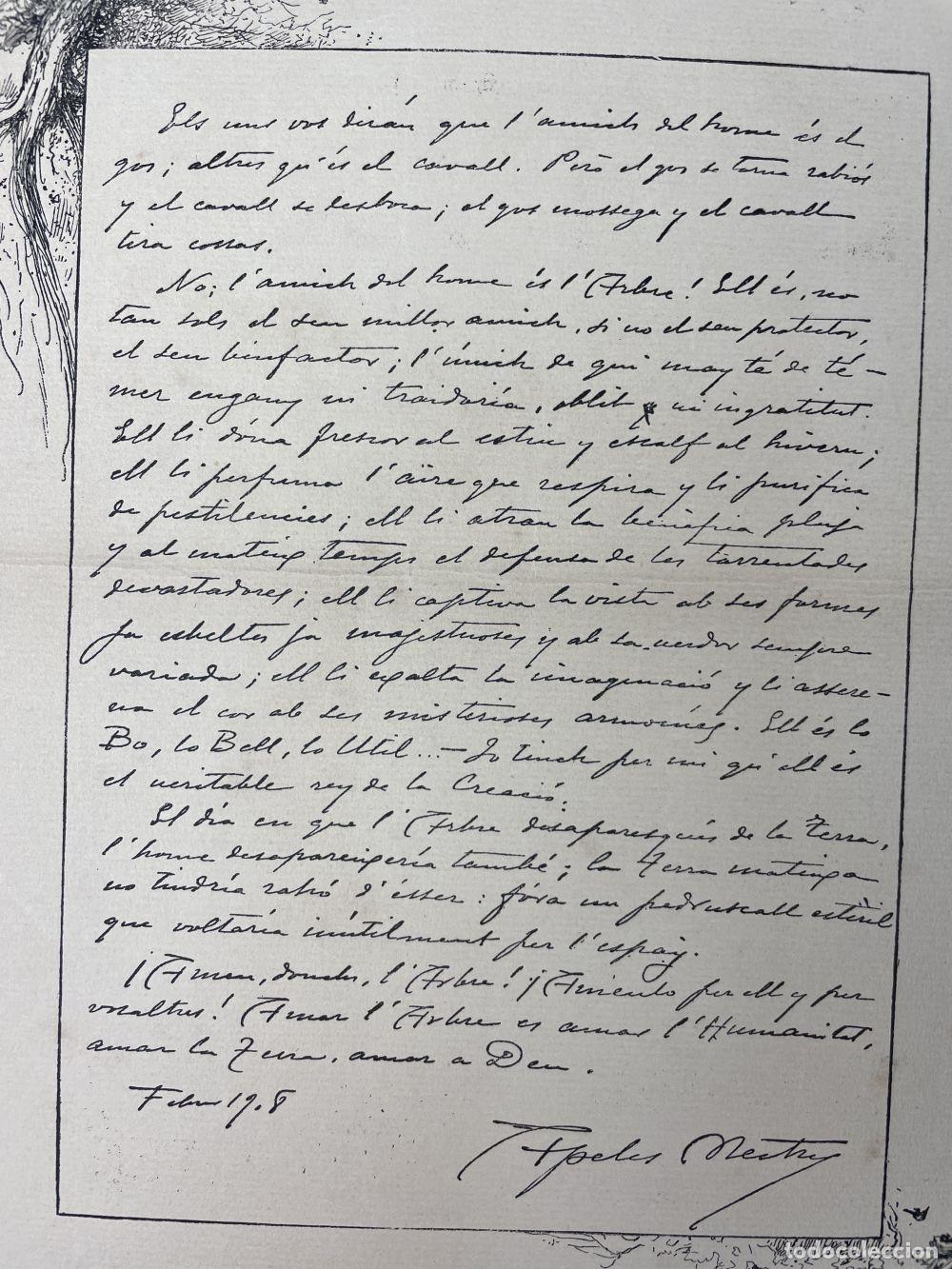 Manuscritos antiguos: COLECCI&Oacute;N DOCUMENTAL DE APELES MESTRES. ESPA&Ntilde;A. 1854 - 1936 - Foto 18