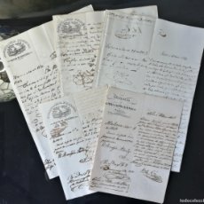 Manuscritos antiguos: 1845 CUBA ARCHIVO 5 DOCUMENTOS FIRMADOS POR BLAS OSÉS PÉREZ MIEMBRO DEL GRUPO DE DOMINGO DEL MONTE