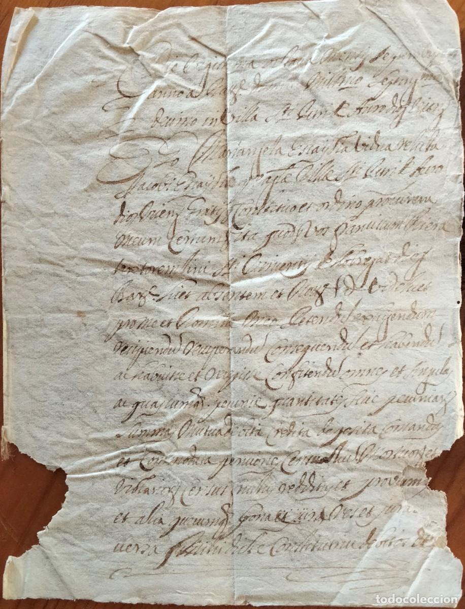 Manuscritos antiguos: Santpedor. Manuscrit de lany 1710. - Foto 1