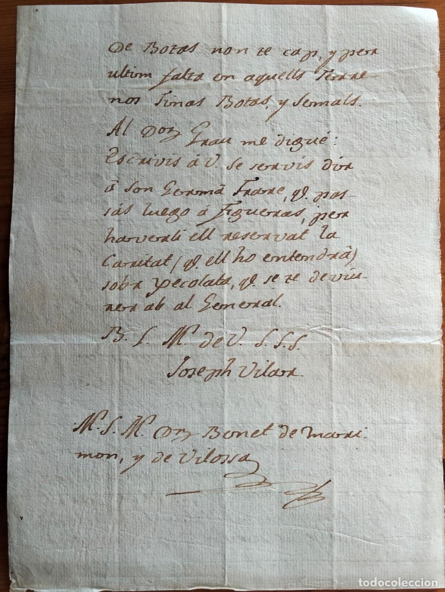 Manuscritos antiguos: La Bisbal de lEmpord&agrave;. Documentaci&oacute; de Benet de Marimon (1793-1796). - Foto 9