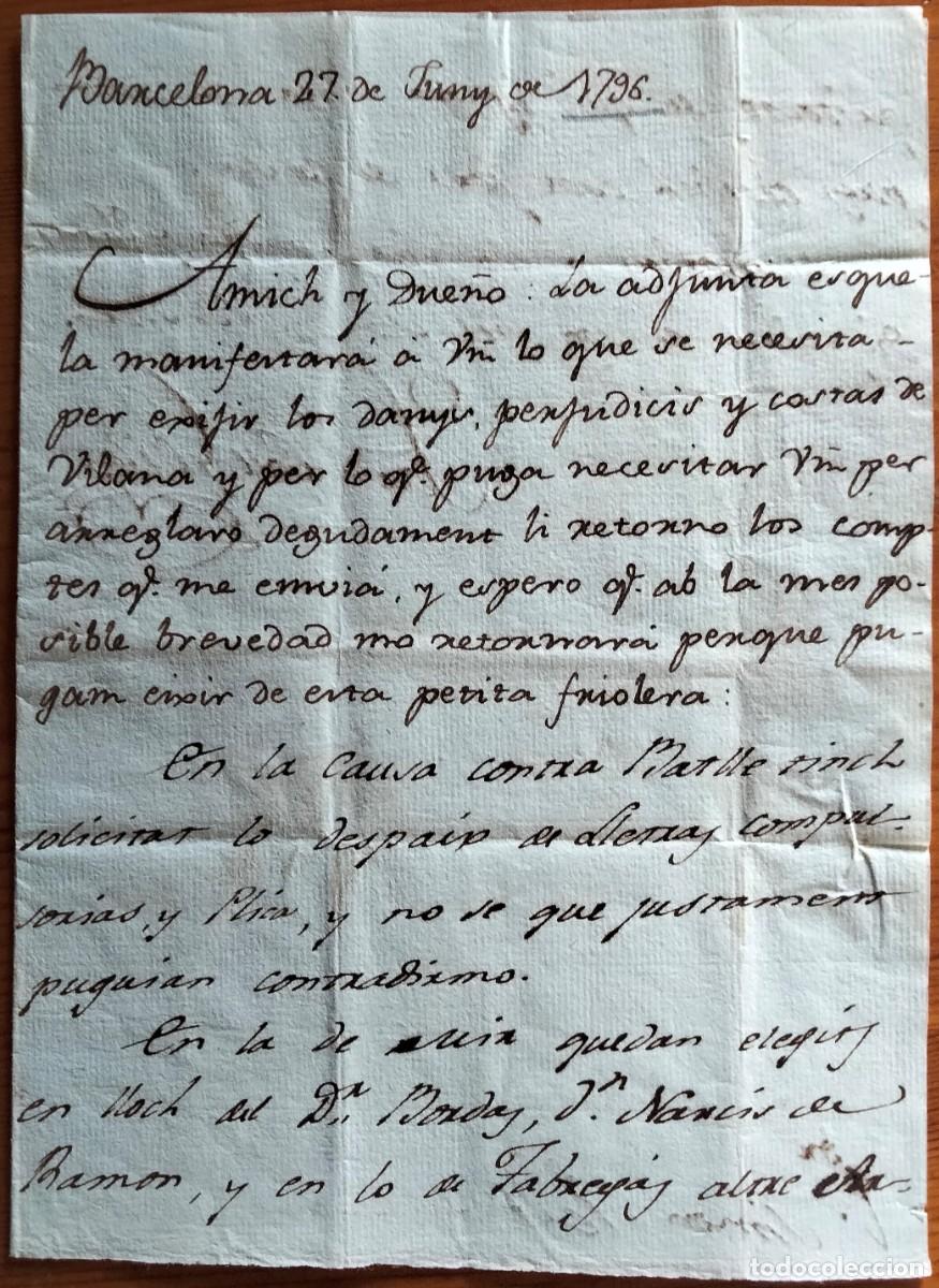 Manuscritos antiguos: La Bisbal de lEmpord&agrave;. Documentaci&oacute; de Benet de Marimon (1793-1796). - Foto 14