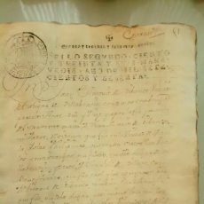 Manuscritos antiguos: JUAN ANTONIO DE VIVANCO, SARGENTO MAYOR DE FILIPINAS. 1760. VILLAVENTIN BURGOS.